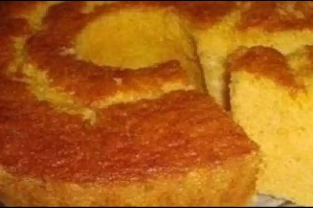 Bolo de flocão de milho