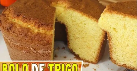 Bolo Simples de Trigo: Delicadeza e Sabor em uma Receita Clássica