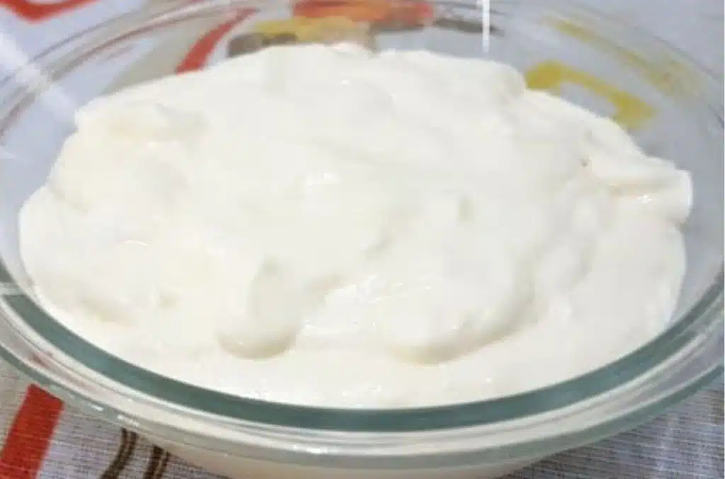 Creme de leite caseiro