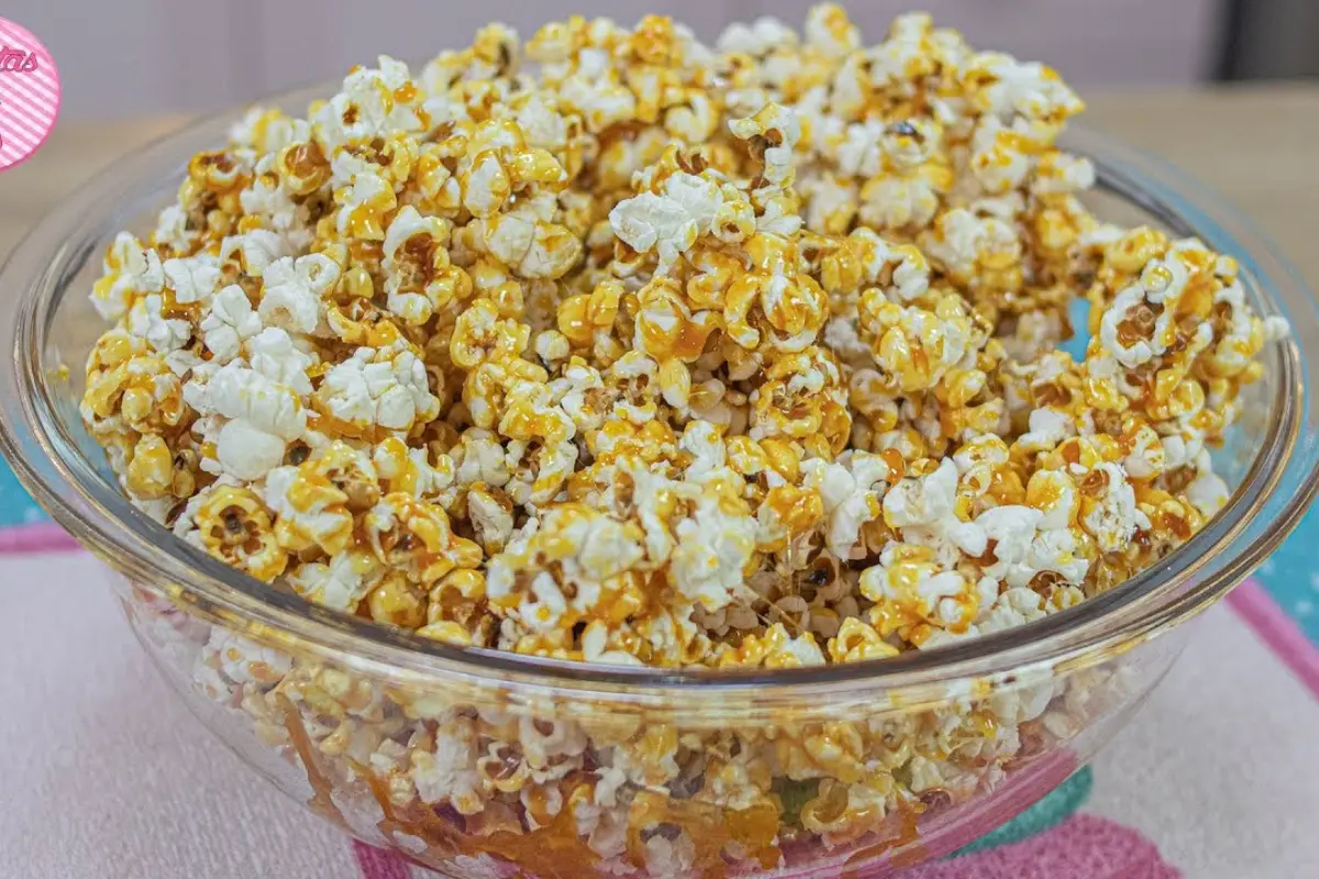 Pipoca Doce com Caramelo