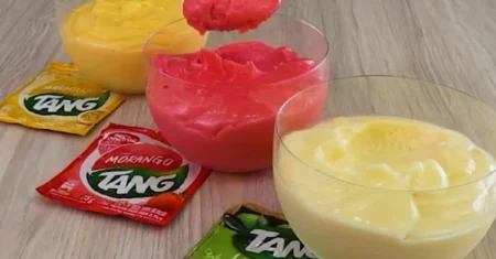 Mousse de Tang Cremosíssimo: Simplicidade e Sabor