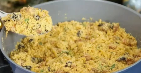 Farofa de Cebola com Bacon: O Toque para sua Ceia!