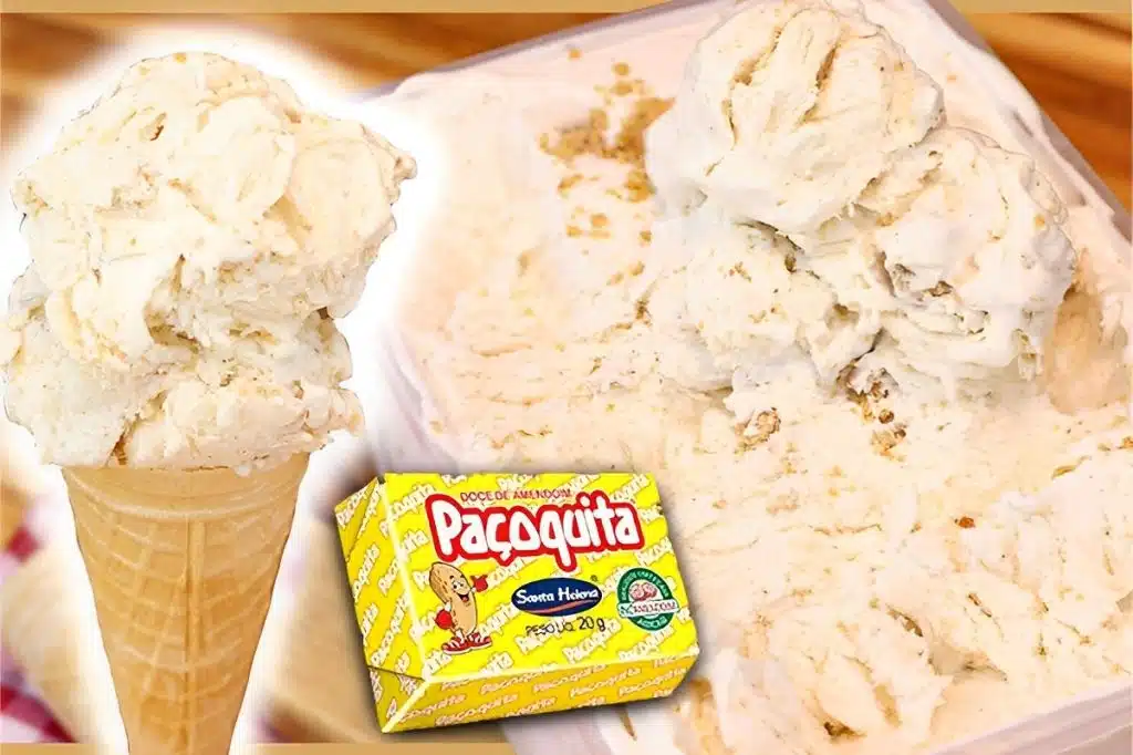 Sorvete de amendoim
