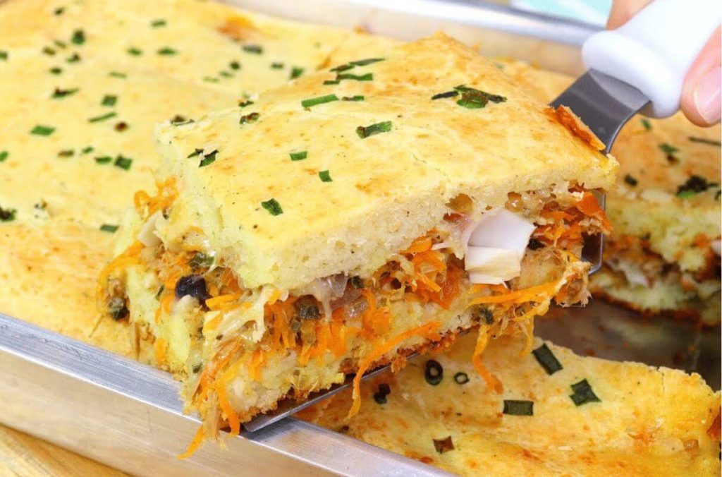 Torta de atum de liquidificador com massa perfeita e recheio que não precisa de fogo