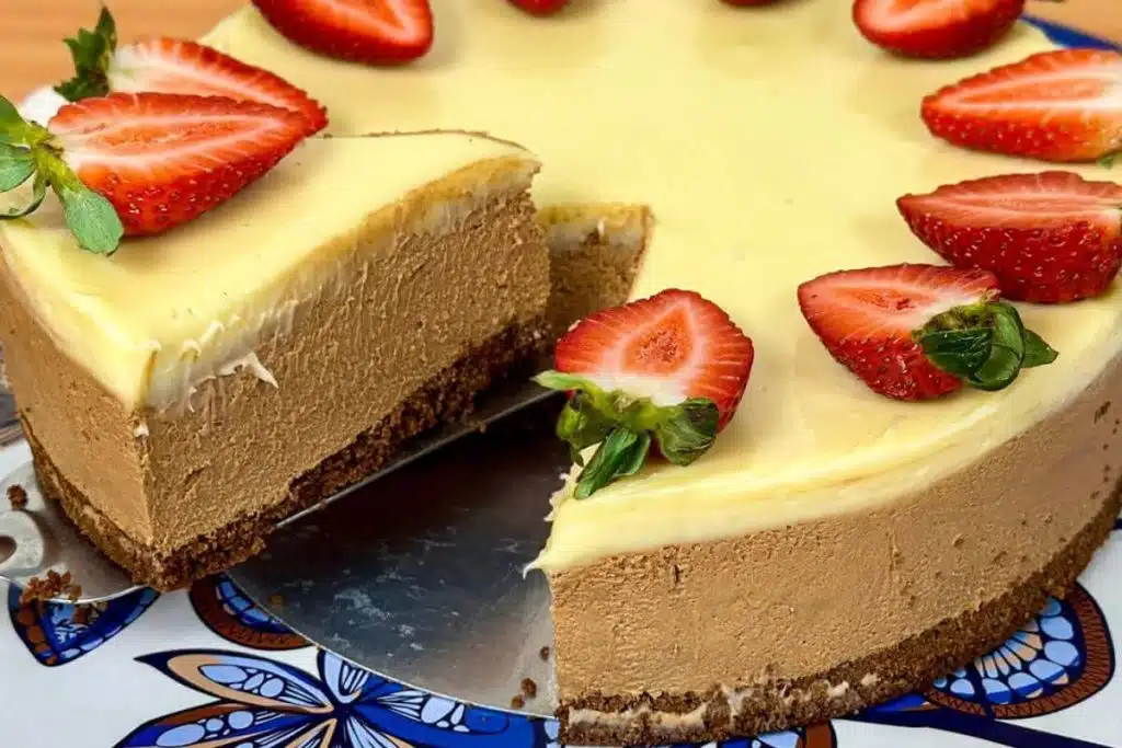 Torta mousse sem gelatina