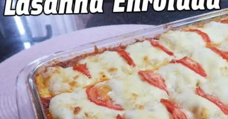 Lasanha Enrolada com Dois Molhos Diferentes: Uma Surpresa para o Paladar